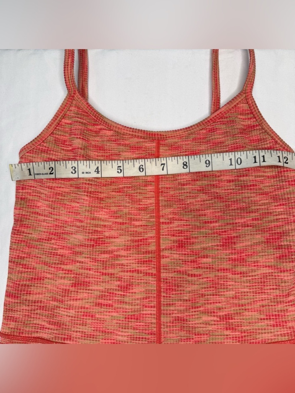 JoyLab heathered coral/orange-pink blend Open Back Bodysuit Romper - Picture 10 of 16